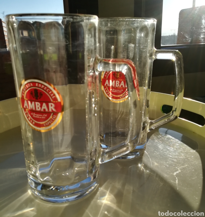 Coleccionismo de cervezas: Jarras cerveza AMBAR ESPECIAL