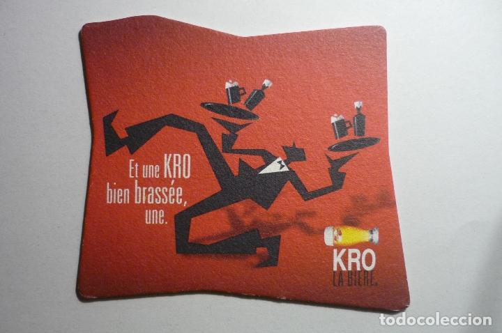 Coleccionismo de cervezas: posavasos cervea carton duro kro