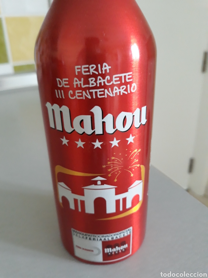 Coleccionismo de cervezas: Botella mahou aluminio edici&oacute;n limitada - Foto 2