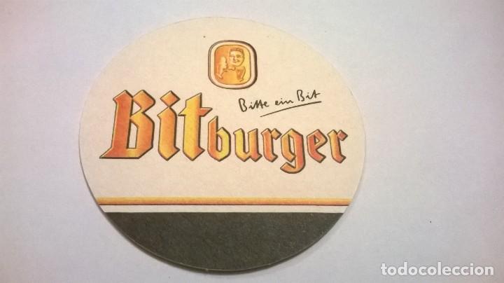 Coleccionismo de cervezas: Posavaso cerveza bitburger