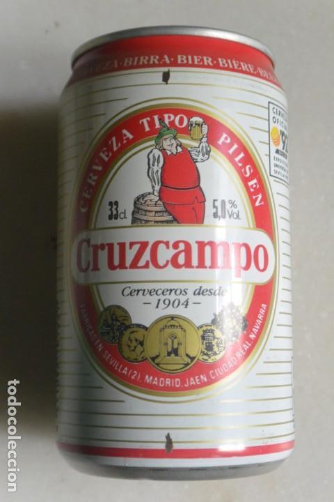 Coleccionismo de cervezas: LATA DE CERVEZA cruzcampo 1991