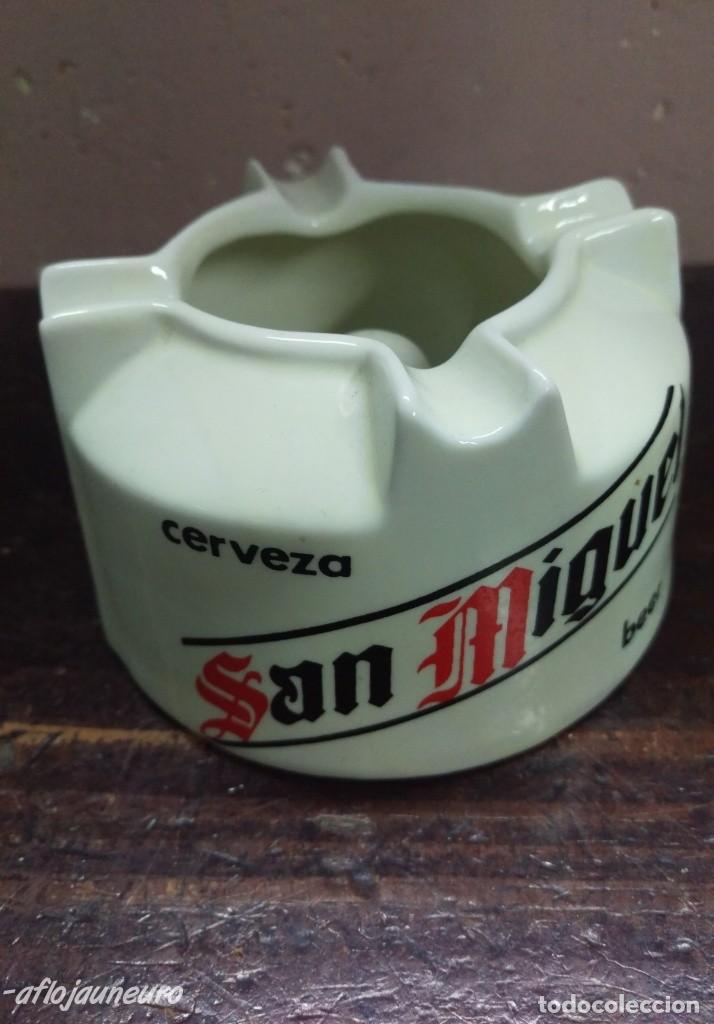 Coleccionismo de cervezas: CENICERO CERVEZAS SAN MIGUEL PORCELANA