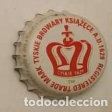 Coleccionismo de cervezas: CHAPA, TAPA CORONA CERVEZA POLACA TYSKIE BROWARY- POLONIA- CAPS- TAPON . Lote 156611082