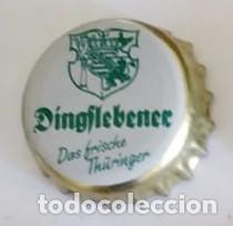 Collectionnisme de bi&egrave;res: CHAPA, TAPA CORONA CERVEZA ALEMANA- DING LEBENEK- ALEMANIA- CAPS- TAPON