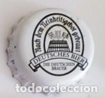 Collectionnisme de bi&egrave;res: CHAPA, TAPA CORONA CERVEZA ALEMANA- ALEMANIA- CAPS- TAPON