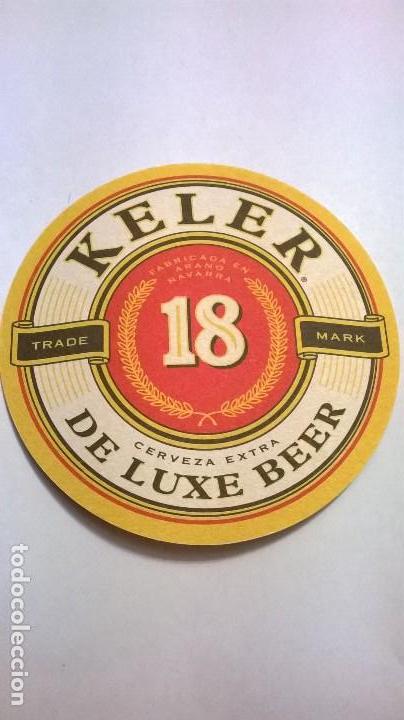Coleccionismo de cervezas: Posavaso cerveza keler 18