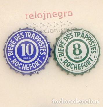 Coleccionismo de cervezas: CHAPAS DE CERVEZAS BELGA ROCHEFORT N&ordm; 8 10 B&Eacute;LGICA EUROPA BIERE DES TRAPPISTES CHAPA CERVEZA BEBIDA