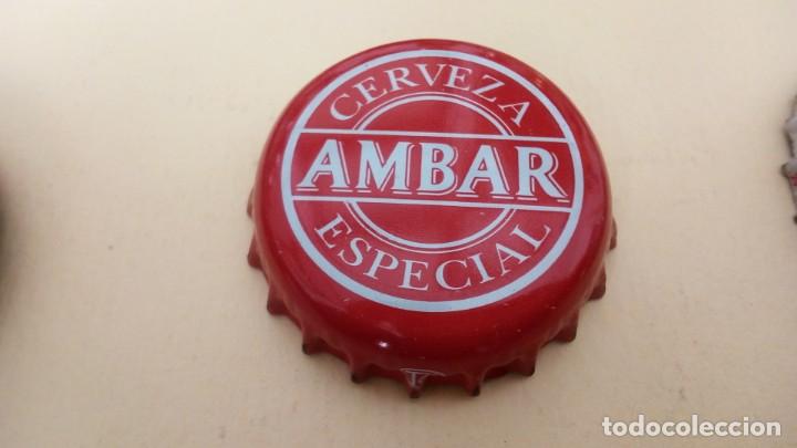 Coleccionismo de cervezas: CHAPA CORONA &Aacute;MBAR ESPECIAL FACTOR&Iacute;A TCI
