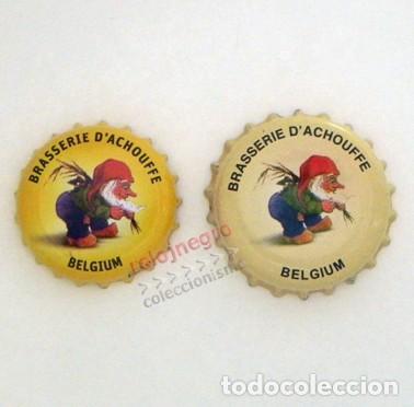 Coleccionismo de cervezas: CHAPAS UNA RARA CHAPA CERVEZA BELGA M&Aacute;S GRANDE DE LO NORMAL BRASSERIE B&Eacute;LGICA DUENDE GNOMO BEBIDA
