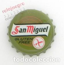 Coleccionismo de cervezas: CHAPA DE CERVEZA ESPA&Ntilde;OLA - SAN MIGUEL - SIN GLUTEN - GLUTEN FREE - ESPA&Ntilde;A - BEBIDA