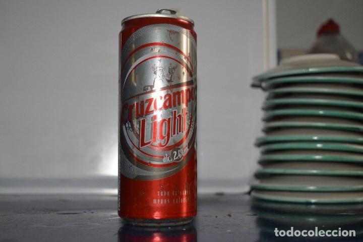 Coleccionismo de cervezas: LATA DE CERVEZA MARCA CRUZCAMPO LIGHT