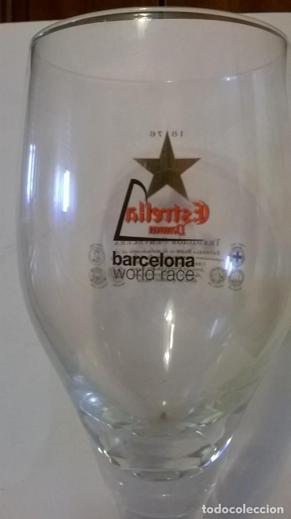 Coleccionismo de cervezas: Copa cerveza estrella damm - Foto 3