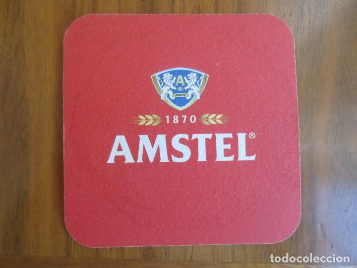 Coleccionismo de cervezas: POSA VASOS-CERVEZA AMSTEL 1870- 9X9 VER FOTOS