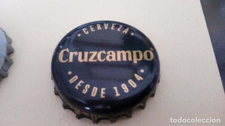 Coleccionismo de cervezas: CHAPA CORONA CERVEZA CRUZCAMPO FACTOR&Iacute;A DAP 05.36.25.718