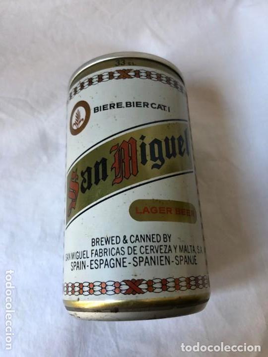 Coleccionismo de cervezas: LATA DE CERVEZA san miguel 1987