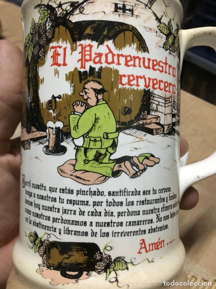 jarra de cerveza ceramica el padre nuestro cerv - Compra venta en  todocoleccion