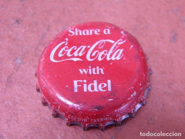 Coleccionismo de cervezas: TAP&Oacute;N CORONA CAPSULE TAPPI CHAPA BOTTLE CAP COCA COLA (FIDEL). KENYA.(15).--LOTE N.1314---CARMANJO