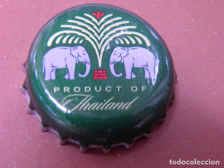 Coleccionismo de cervezas: BOTTLE CAP TAP&Oacute;N CORONA CHAPA BEER BIERE CERVEZA CHANG (1). THAILANDIA.---LOTE N. 3949--CARMANJO