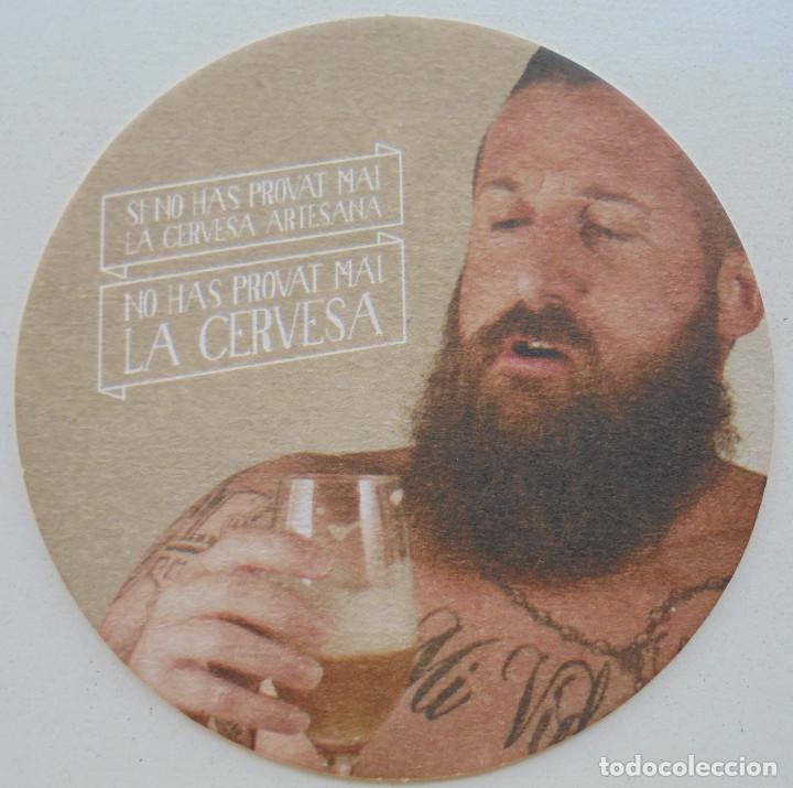 Coleccionismo de cervezas: POSAVASOS GECAN CERVEZA ARTESANA Y NATURAL.