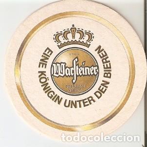 Coleccionismo de cervezas: Posavasos Warsteiner siempre Premium, doble impresi&oacute;n. ref. 12-602