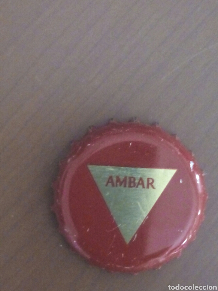 Coleccionismo de cervezas: CHAPA CERVEZA AMBAR - Foto 1