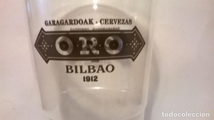 Coleccionismo de cervezas: Vaso de plastico cervezas ORO - Foto 2