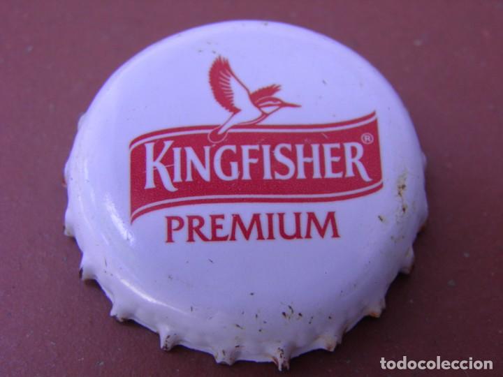 Coleccionismo de cervezas: CHAPA TAP&Oacute;N CORONA BIRRA BIERE BEER CERVEZA BOTTLE CAP KINGFISHER (5).INDIA.--LOTE N. 2949--CARMANJO