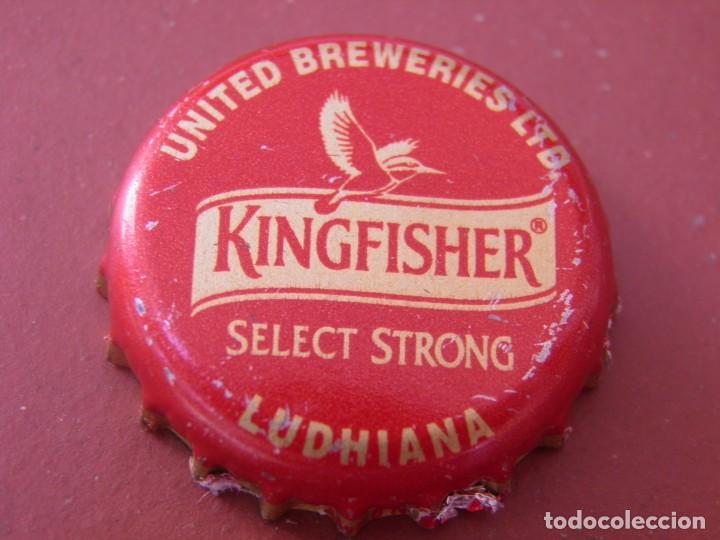 Coleccionismo de cervezas: BOTTLE CAP TAP&Oacute;N CORONA CHAPA CERVEZA BOTTLE CAP KINGFISHER (11). INDIA.--LOTE N. 2989--CARMANJO