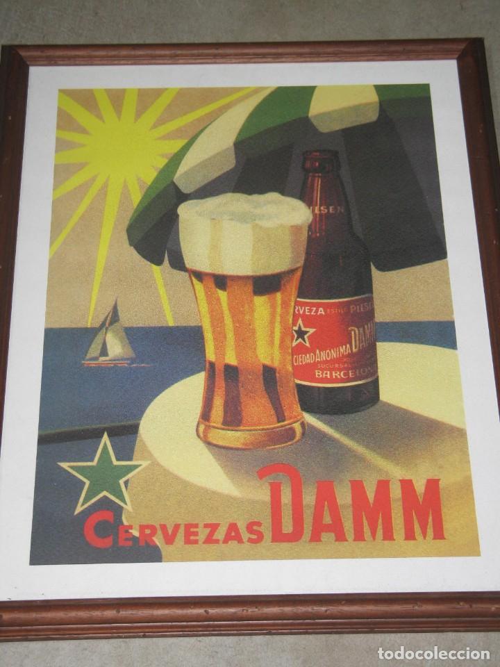 Coleccionismo de cervezas: CUADRO CERVEZAS DAMM - Foto 1