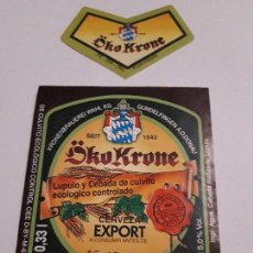 Coleccionismo de cervezas: 1 ETIQUETA DE ** CERVEZA DKO KRONE ** 2003. Lote 171067487