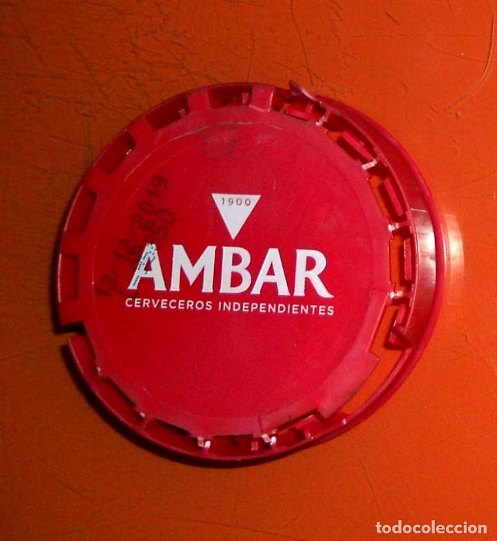 Coleccionismo de cervezas: TAPON BARRIL de CERVEZA - LA ZARAGOZANA &Aacute;MBAR BEER