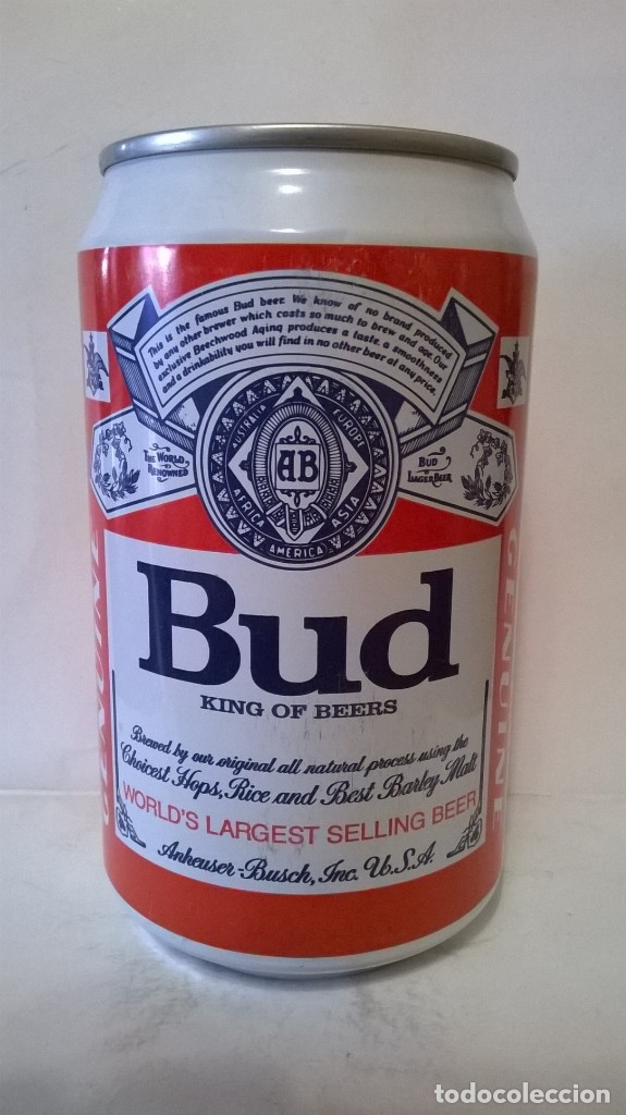 Coleccionismo de cervezas: Lata cerveza Bud Espa&ntilde;a