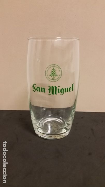 Coleccionismo de cervezas: vaso cerveza San Miguel