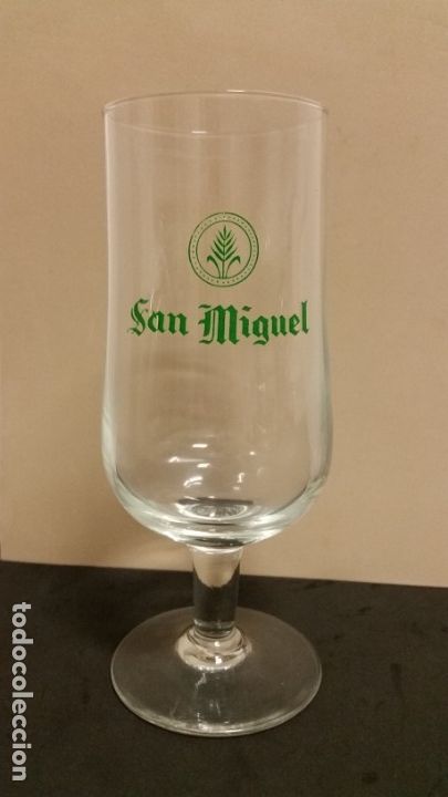 Coleccionismo de cervezas: copa cerveza San Miguel