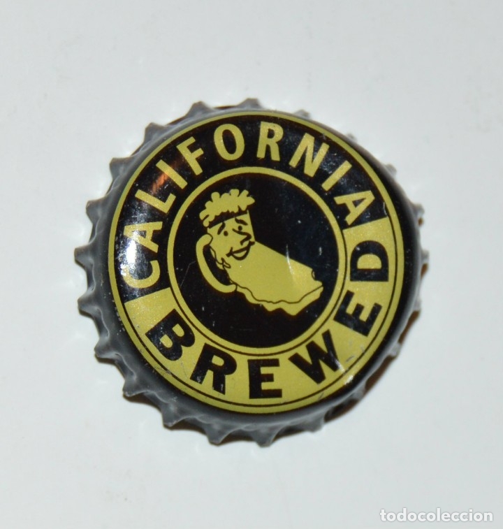 Coleccionismo de cervezas: CALIFORNIA BREWED - CHAPA - CORONA CERVEZA - &Uacute;NICA