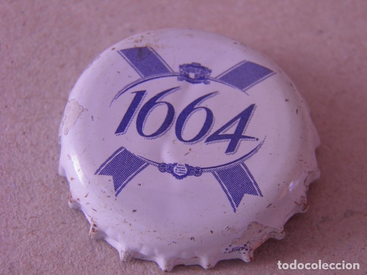 Coleccionismo de cervezas: CHAPA CERVEZA 1664 KRONENBOURG (2). FRANCIA.. FAB. CHAPA: DAP----LOTE N.3028--CARMANJO