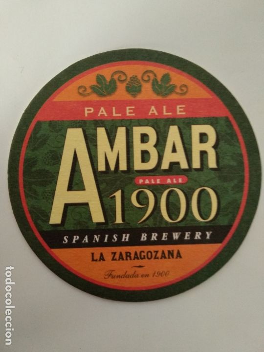 Coleccionismo de cervezas: POSAVASOS CERVEZA ESPA&Ntilde;A AMBAR PALE ALE