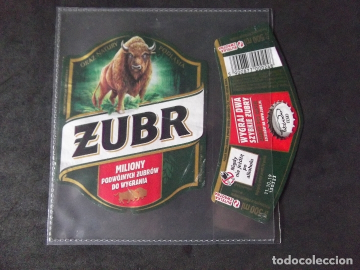 Collectionnisme de bi&egrave;res: CERVEZA-ETIQUETAS-V9V-ZUBR