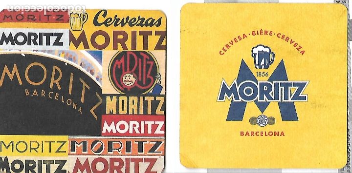 Coleccionismo de cervezas: POSAVASOS ANTIGUO  **  MORITZ ** - Foto 1
