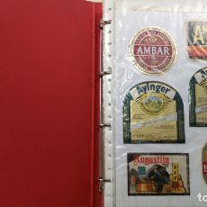Coleccionismo de cervezas: ÁLBUM CON GRAN COLECCIÓN DE ETIQUETAS DE CERVEZA - MÁS DE 500 - INSUPERABLE ESTADO. Lote 180452872