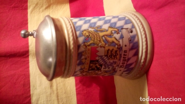Coleccionismo de cervezas: JARRA CERAMICA - BAYERN . - Foto 2