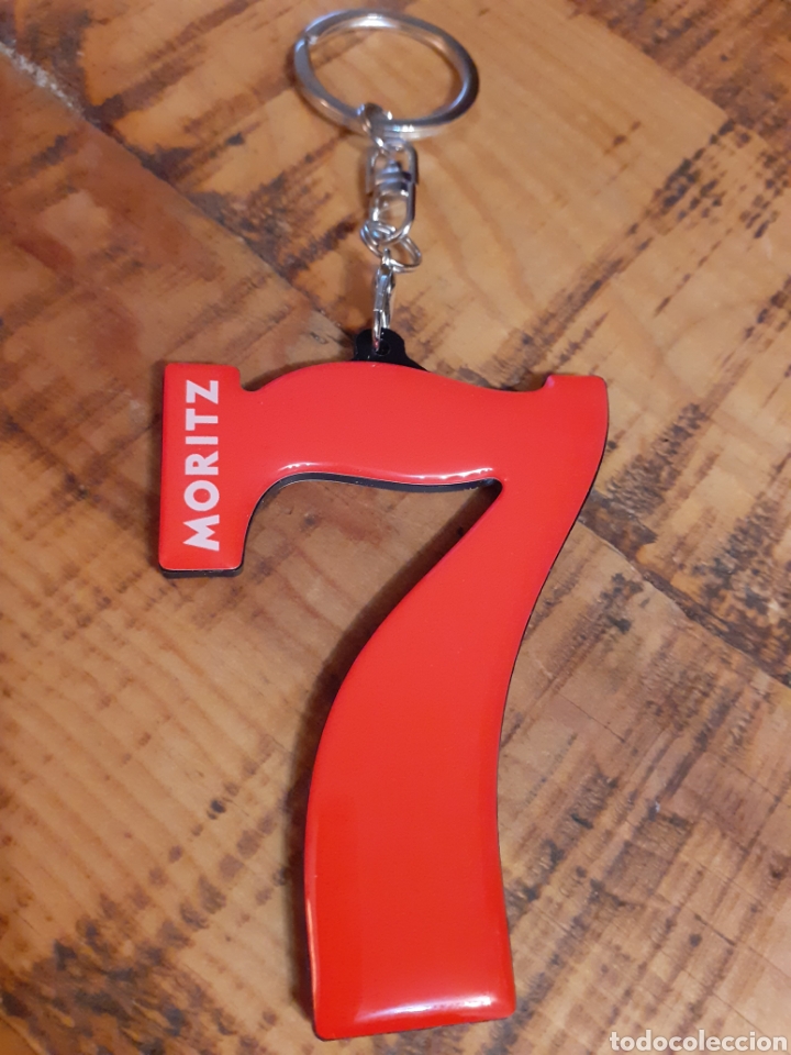 Coleccionismo de cervezas: MORITZ 7 - LLAVERO CERVEZA DE BARCELONA