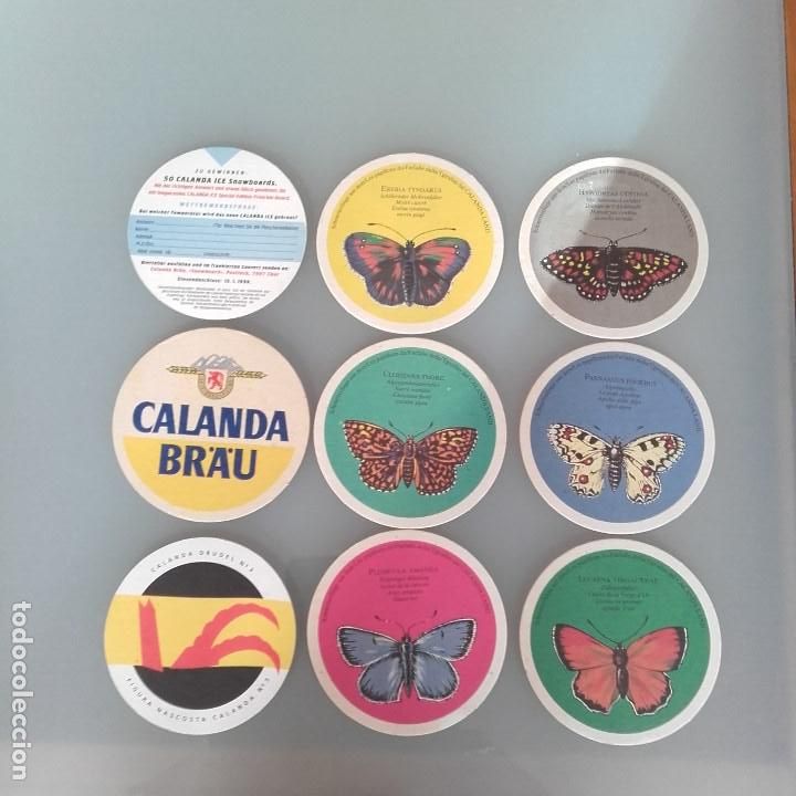 Coleccionismo de cervezas: POSAVASOS CERVEZA BIERDECKEL CALANDA, SUIZA, TODOS DIFERENTES, VER REVERSO