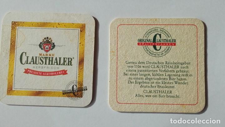 Coleccionismo de cervezas: Posavasos cerveza Alemana Clausthaler. TODOS DIFERENTES, VER REVERSO