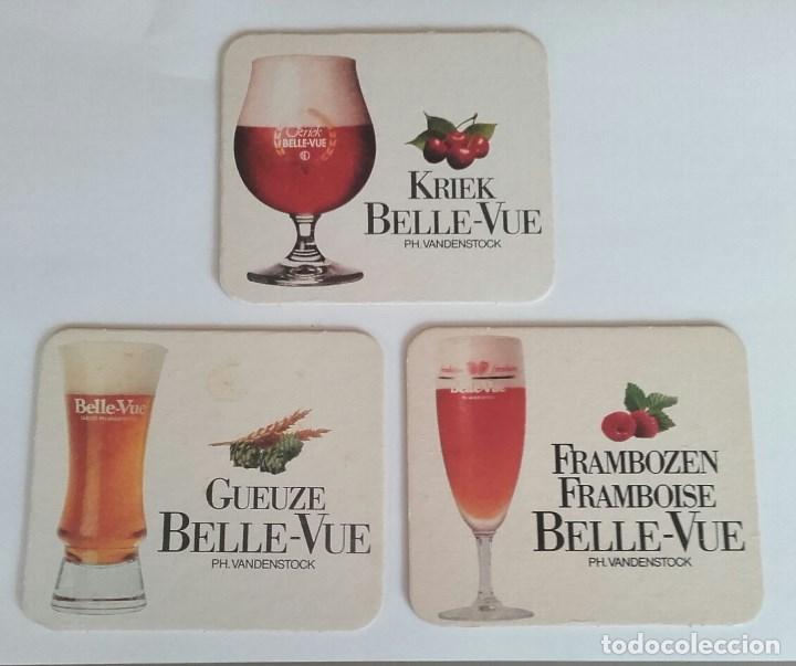 Coleccionismo de cervezas: Posavasos cerveza Belle-Vue TODOS DIFERENTES, VER REVERSO