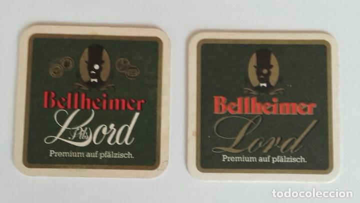 Coleccionismo de cervezas: POSAVASOS CERVEZA BELLHEIMER TODOS DIFERENTES, VER REVERSO