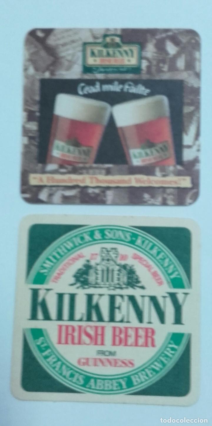 Coleccionismo de cervezas: 2 POSAVASOS CERVEZA KILKENNY, TODOS DIFERENTES, VER REVERSO