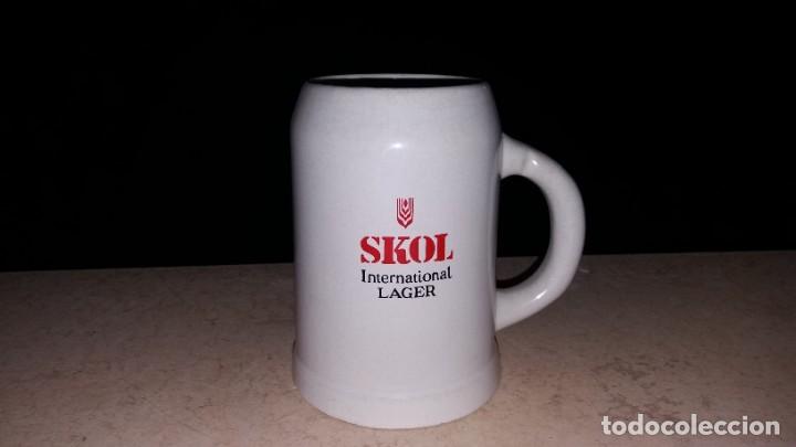 Coleccionismo de cervezas: Jarra de cerveza SKOL - Foto 1