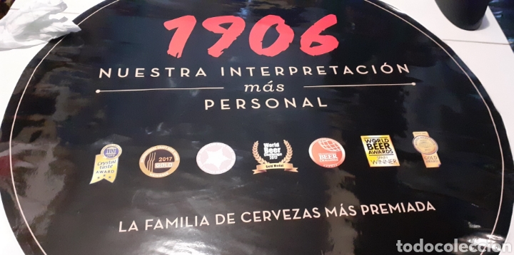 Coleccionismo de cervezas: 1906-RED VINTAGE CERVEZA ESTRELLA DE GALICIA