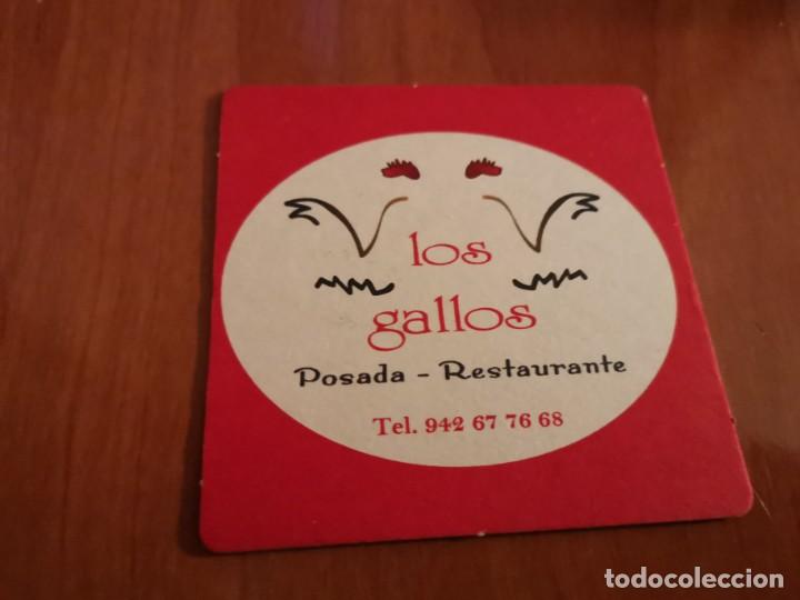 Coleccionismo de cervezas: DIF&Iacute;CIL POSAVASOS CERVEZA SAN MIGUEL LOS GALLOS POSADA RESTAURANTE